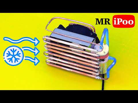 DIY Cooling: Homemade Mini Heat Pump (-34°C!) DIY AC Air Cooler ❄️ || DIY Air Conditioner ❄️