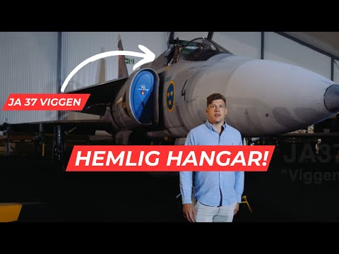 Stridspilot besöker HEMLIG hangar - Viggen Draken Sk60 och många fler!
