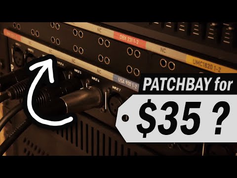 How I Built My Home Studio Patchbay for Cheap