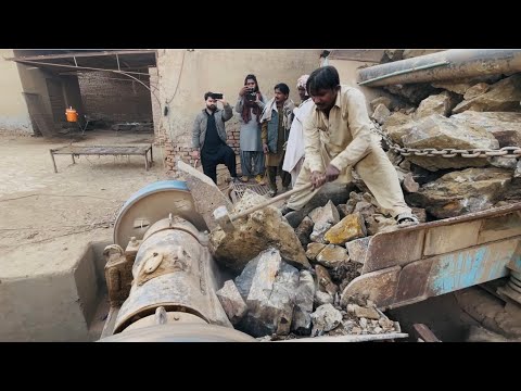 "Huge Rocks Crushing Process. Super Satisfying Stone Crushing Process by Jaw Crusher #rockcrusher"