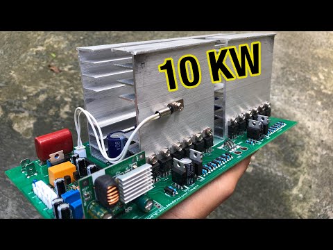 24 mosfet 10KW 72V true sine inverter.