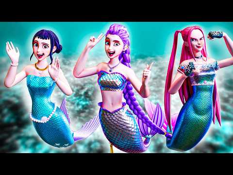 RUMI, MIRA & ZOEY Turn Into MERMAIDS!? KPop Demon Hunters Animation