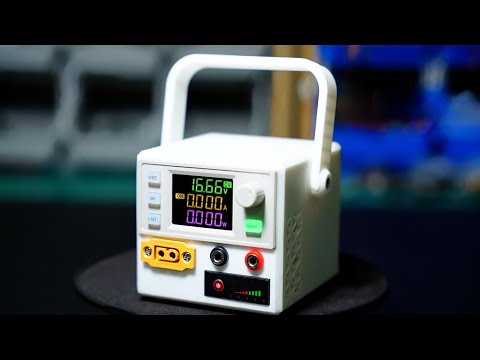 Build a Portable adjustable power supply (built-in battery + external power supply)