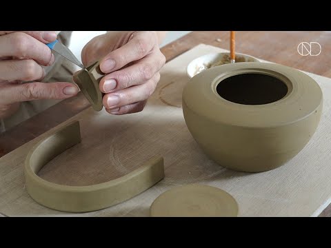 물레로 만드는 도자기 주전자 : How make a ceramic Teapot [ONDO STUDIO]