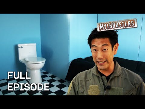 Dropping Bombs In The Bathroom! | MythBusters | S7 E18 | Full Episode