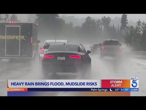 Heavy rain hits Southern California - Saturday at 6 p.m. KTLA Team Coverage