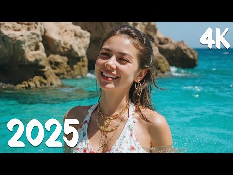 Summer Relaxing Vibes 4K UHD 2025 🍹 Chill Tropical Deep House Mix | Paradise DeepMix