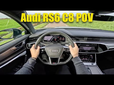 Audi RS6 C8 - POV Test drive on Dutch country roads!
