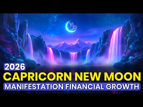 Capricorn New Moon 2026: Manifest Financial Growth & Opportunities with Ease (111 Hz)