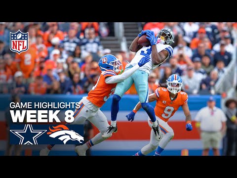 Dallas Cowboys vs Denver Broncos Game Highlights | 2025 NFL Season Week 8