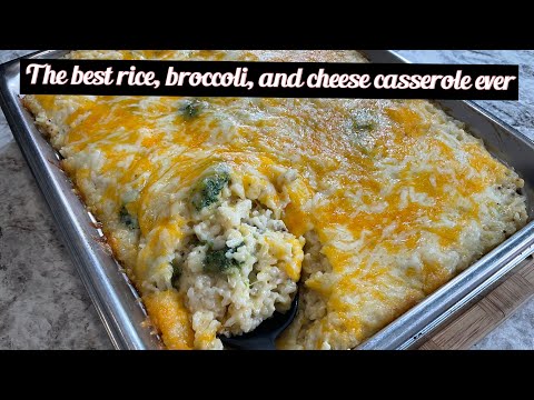 Best Rice,Broccoli and Cheese Casserole 