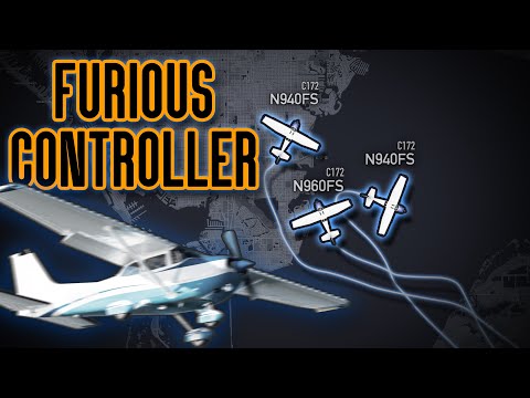 Controller Yells At a Group of Student Pilots. Real ATC Audio