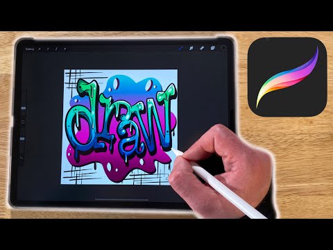 How to Draw Graffiti with Procreate: Let's Draw Ep. 28