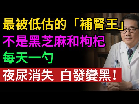 還在吃枸杞補腎？別傻了！這才是真正的「補腎之王」，每天一勺，趕走夜尿，白髮變黑！