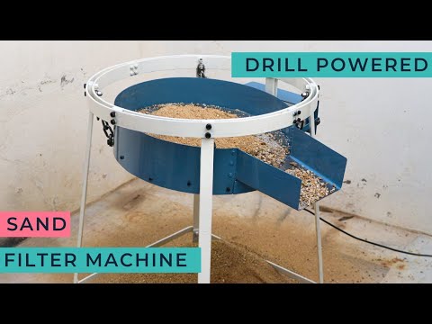 Make A Sand Sieving machine || DIY Drill Powered Sand Sieving Machine