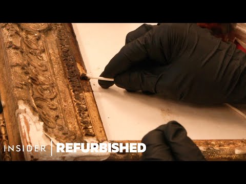 How A 250-Year-Old French Plaster Frame Is Professionally Restored | Refurbished
