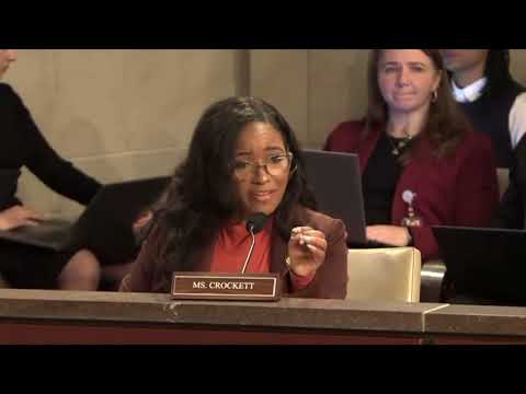 “This Is the Real Fraud Congress Won’t Investigate” Rep. Jasmine Crockett