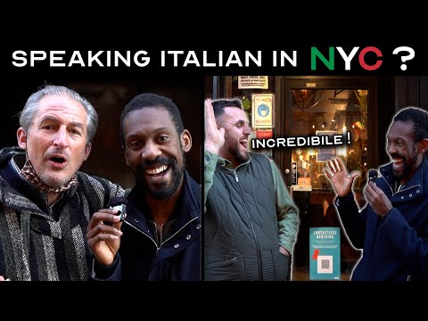 BLACK AMERICAN SHOCKS ITALIANS IN NEW YORK BY SPEAKING THEIR LANGUAGE