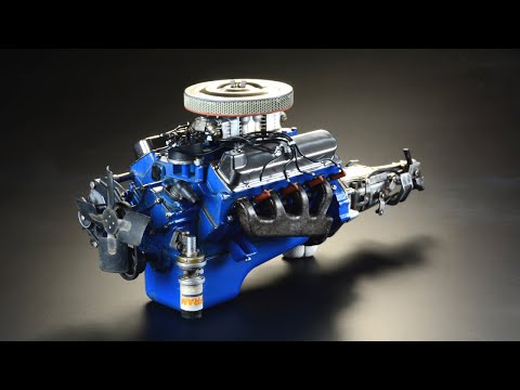 Ford Mustang 1967 Small Block - Aladdinmodel 1/12 - Car Model