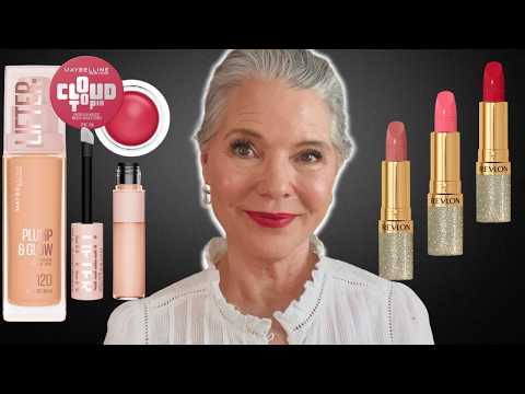 TESTING HOT NEW DRUGSTORE MAKEUP! Over 60 dry skin