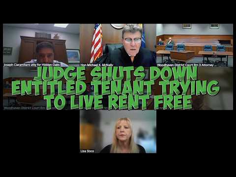 Tenant Tries To Play The Victim But Judge Sees Right Through It