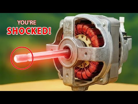 Throwing away old electric fan motors is a mistake! Take it apart and what’s inside will SHOCK you