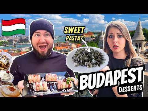 Top HUNGARIAN desserts you MUST try! 🇭🇺 - BEST FOOD in BUDAPEST