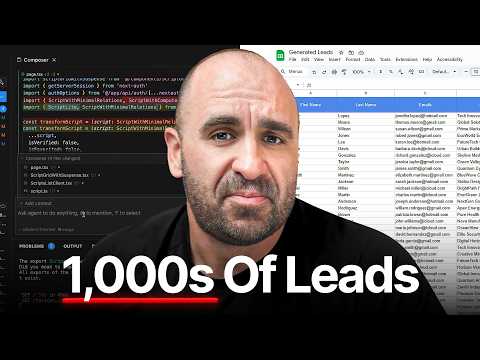 Watch Me Vibe Code a Tool That Generates Leads For You! (100% Automated)