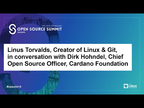 Keynote: Linus Torvalds, Creator of Linux & Git, in conversation with Dirk Hohndel