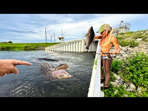 The Most Dangerous Place We've Ever Fished! (Catch & Cook)