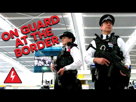 UK Border Guard Checks Student Visa For Possible Breach | Border Patrol