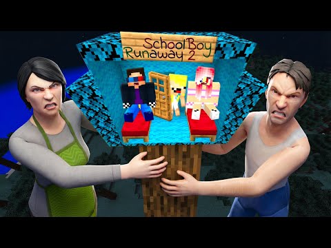 👨👩ПОСТРОИЛИ ДОМ НА ДЕРЕВЕ ОТ СТРОГИХ РОДИТЕЛЕЙ В МАЙНКРАФТ! ШЕДИ ЛЕСКА И НУБИК MINECRAFT