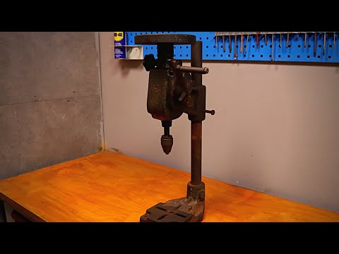 Broken Hand Cracked Drill Press Restoration