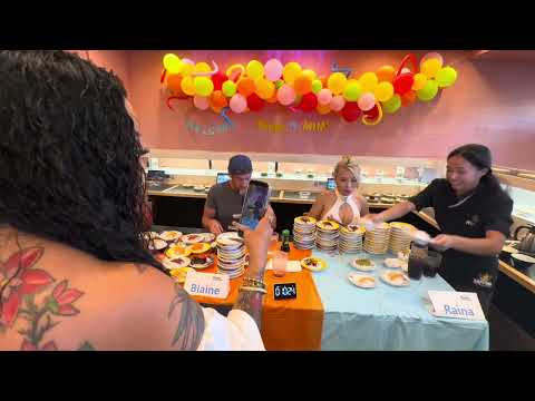 $300 Prize Sushi Challenge at Mings Revolving Sushi in San Diego