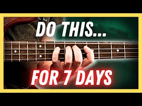 Unlock The Bass Fretboard in 7 Days Even If You're Over 50! | 7-Day Pentatonic Scale Challenge