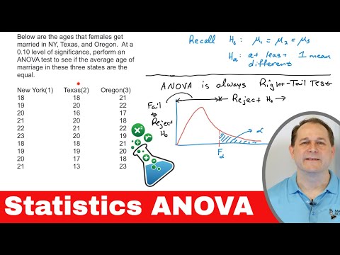 Overview of ANOVA in Statistics - Test Statistics & Decisions