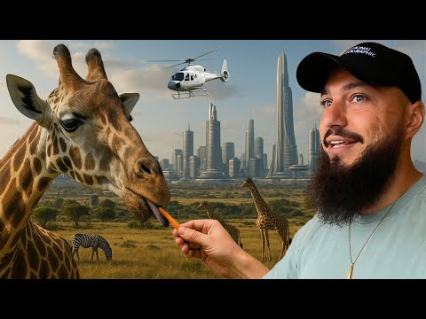 The Modern Side Of Nairobi, Kenya — Giraffe Feeding, Galleria Shopping Mall, Touristic Market 🇰🇪