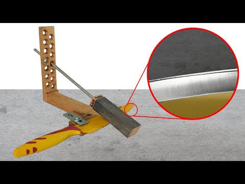 With This Amazing Sharpening Jig Make Any Knife Razor Sharp
