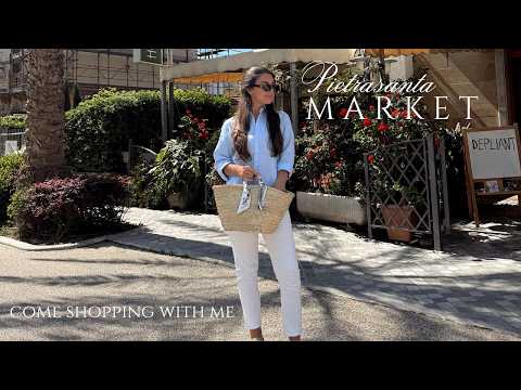 COME SHOPPING WITH US IN ITALYS MOST BEAUTIFUL  MARKET WE WENT BACK PIETRASANTA| Alessandra Rosa