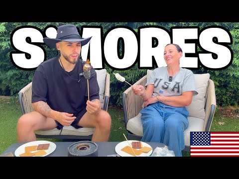 British Mum Tries American S'mores for the First Time!
