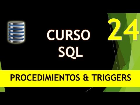 SQL Course. Procedures and Triggers. Video 24