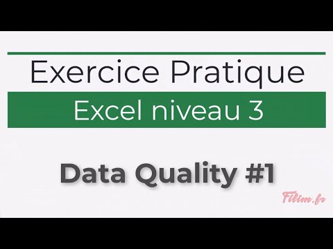 Excel   3 Avancé   Exercice 11 Data Quality #1