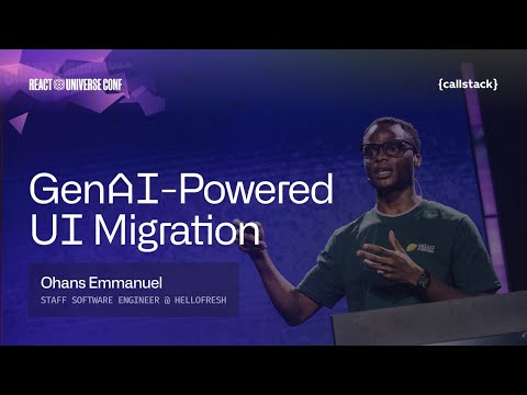 Bridging the Platform UI Gap with GenAI | Ohans Emmanuel at React Universe Conf 2025