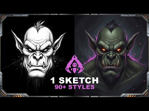 From Sketch to Illustration: Testing 90+ Art Styles with Google Whisk AI