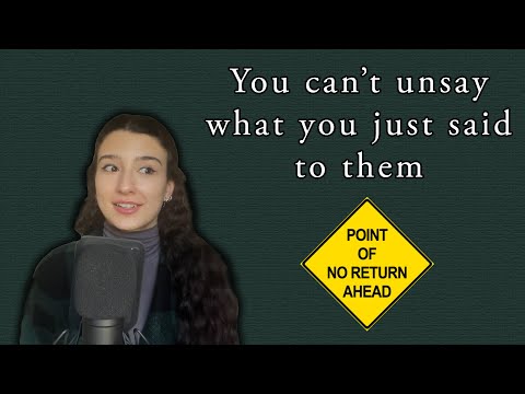 The point of no return in relationships