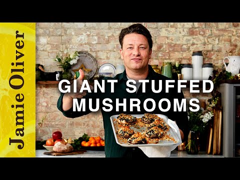 Giant Stuffed Mushroom | Jamie Oliver