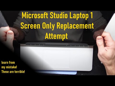 Microsoft Surface Laptop Studio 1964 Screen Replacement Attempt