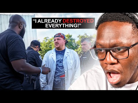 Deji Reacts To Sex Offender Deletes His 1TB CP Stash Infront Of Cops!