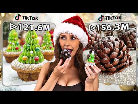 I Tried TikTok's MOST SATISFYING Christmas Recipes 🎅