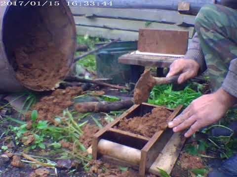 кирпич из глины сырец